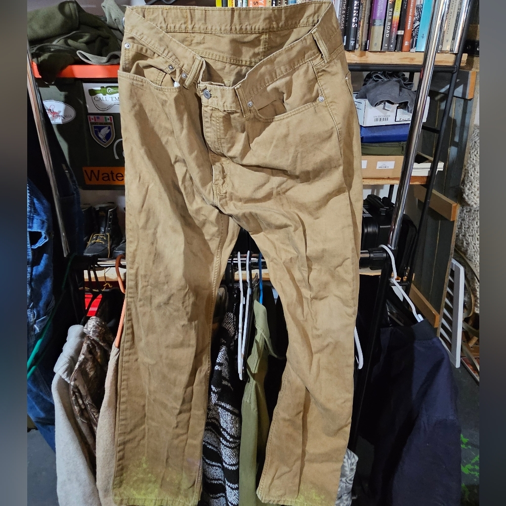 Levi 505 Khaki Men's Tan Pants